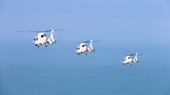 各地海警机构于寒冬锤炼硬功!
