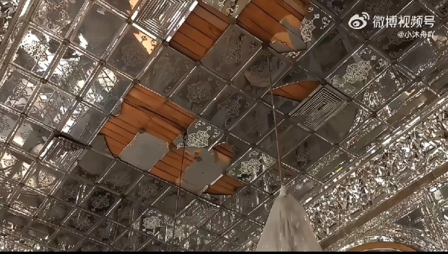 伊朗玫瑰宫遭袭前后对比 文化遗产受损引发关注