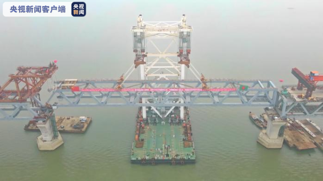 孟加拉国人民的“梦想之桥”帕德玛大桥主桥钢梁10日实现合龙！