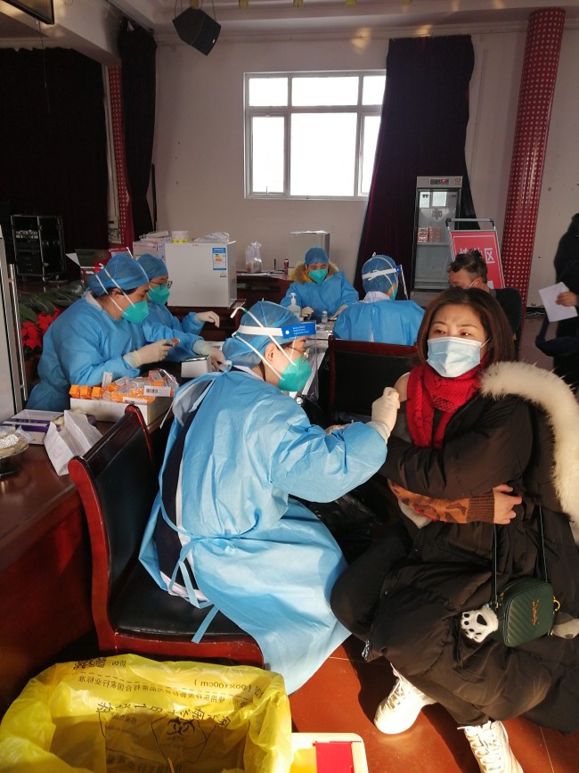 北京朝阳区接种新冠疫苗破100万支