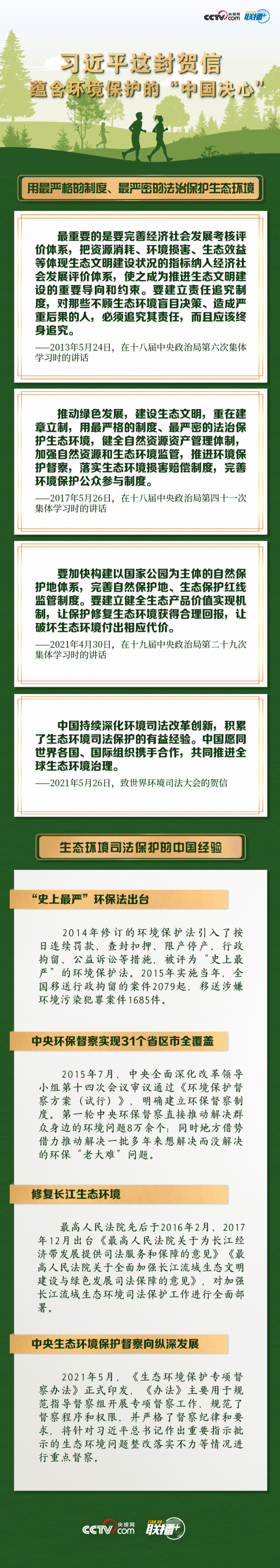 联播+丨习近平这封贺信 蕴含环境保护的“中国决心”