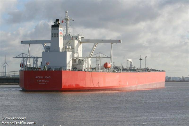 “阿基里斯”号油轮，图片来自“海事交通”网站