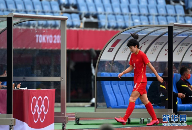 7月21日，中国队球员王焱在比赛中被替换下场。