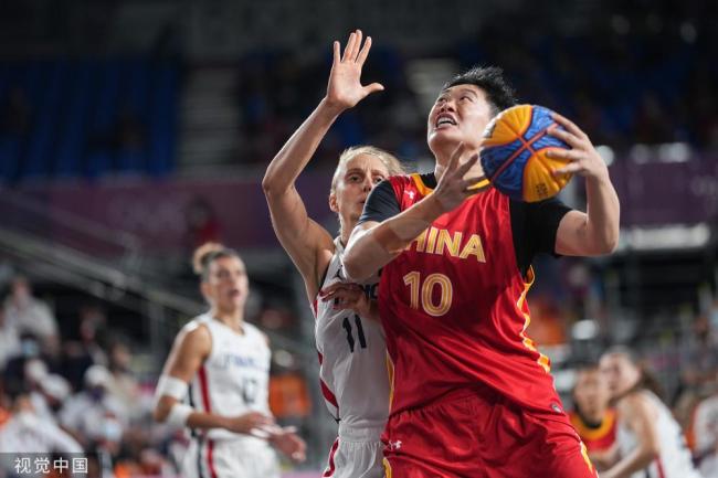 女子三人篮球 中国击败法国摘得铜牌