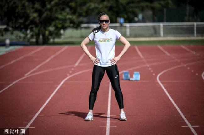 法国400米残奥运动员凯塔积极备战东京残奥会