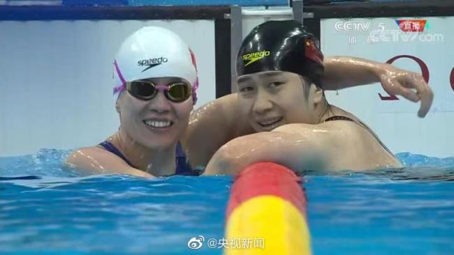 中国队包揽女子150米个人混合泳SM4级决赛冠亚军