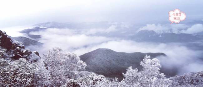 北京迎降雪！雪景与云海同框
