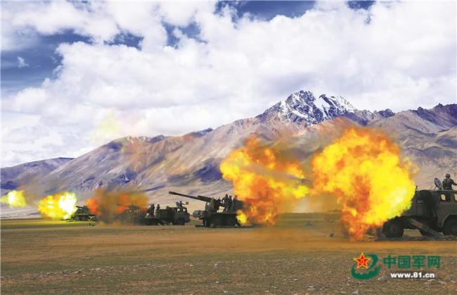 西藏军区某旅组织开展实战化演练