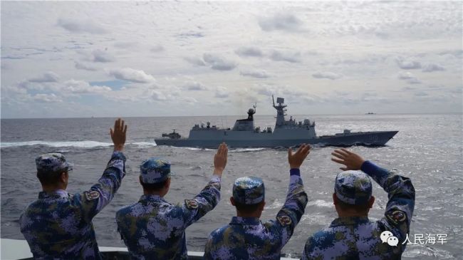 中俄海军首次海上联合巡航圆满结束