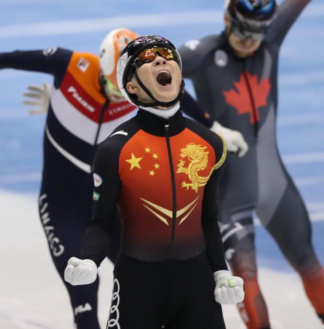 短道速滑世界杯：任子威获男子1000米冠军