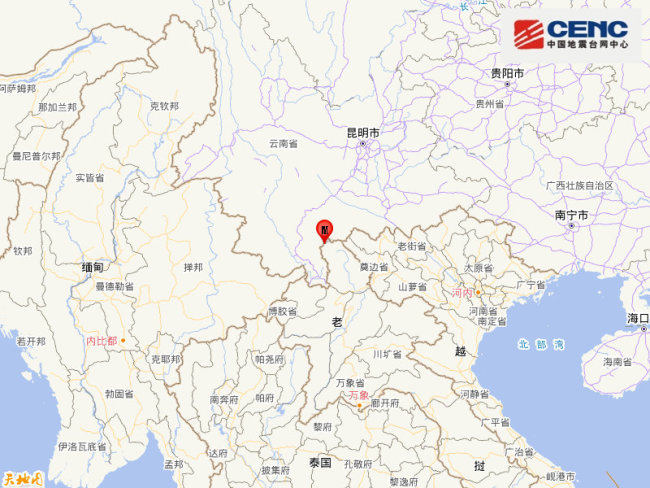 老挝发生6.0级地震，震中离我国边境线仅4公里