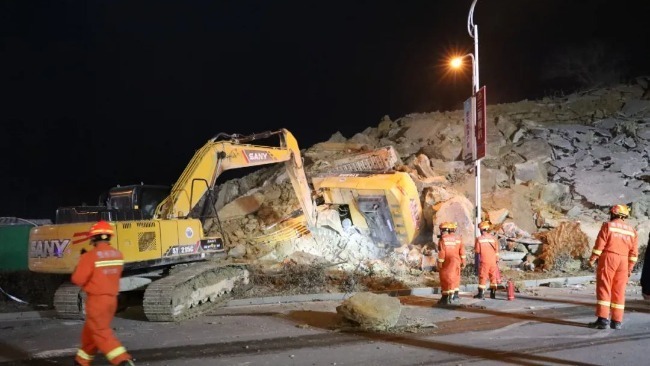 10人遇难4人失联 贵州毕节一工地发生山体滑坡