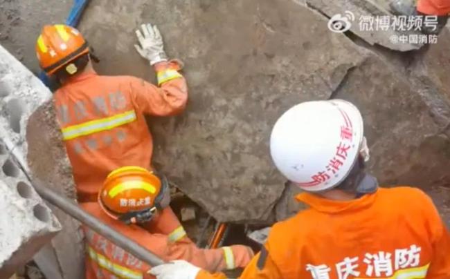 重庆武隆区一单位食堂坍塌，目前已救出9人
