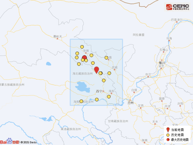 青海海北州门源县连续发生多次地震 西北震感强烈