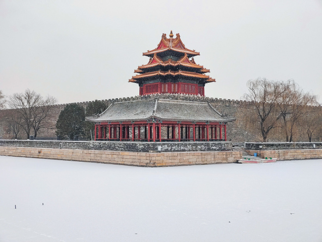 大寒时节 北京迎来2022年初雪