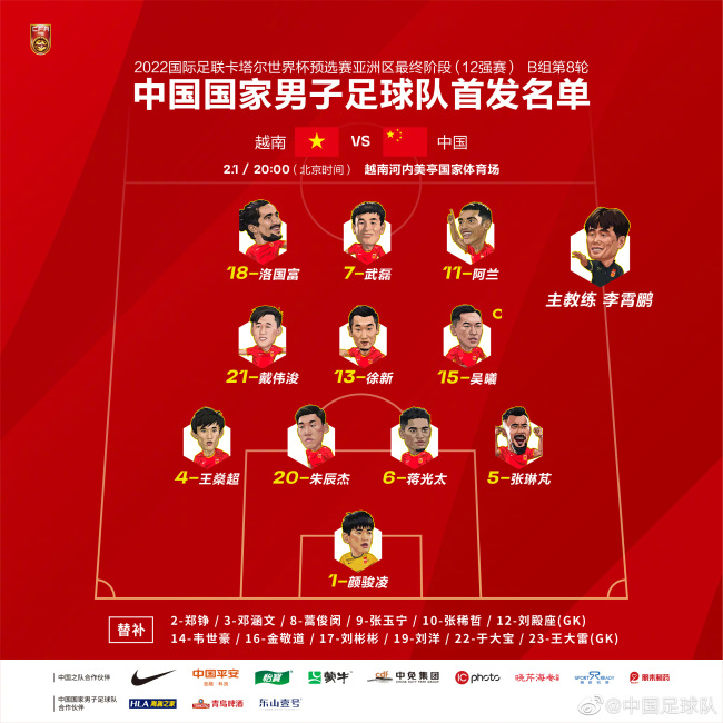 国足输给越南无缘2022世界杯，创中国足球历史成绩新低