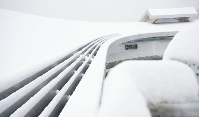 当冬奥遇上大雪，氛围感直接被拉满！