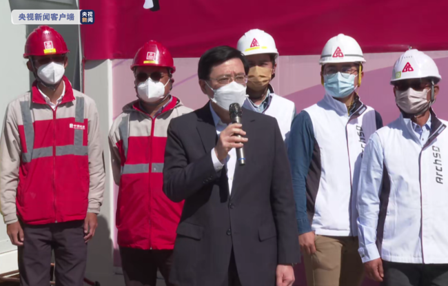 香港新田方舱医院验收交付 将为香港抗击疫情提供重要保障