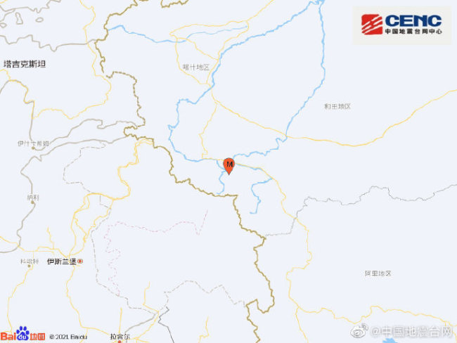 新疆和田地区皮山县发生5.2级地震