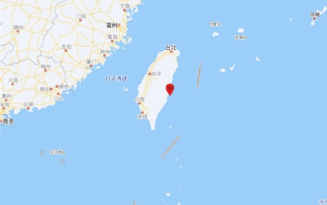 台湾台东县海域发生6.6级地震