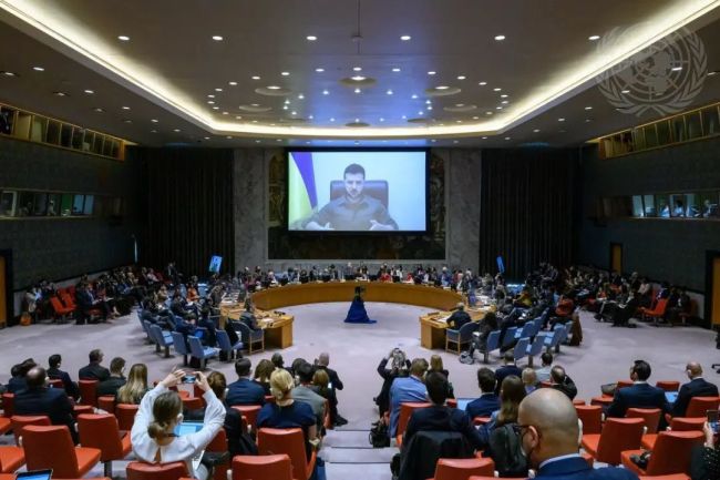 泽连斯基首次在联合国安理会讲话：要求开除俄罗斯！