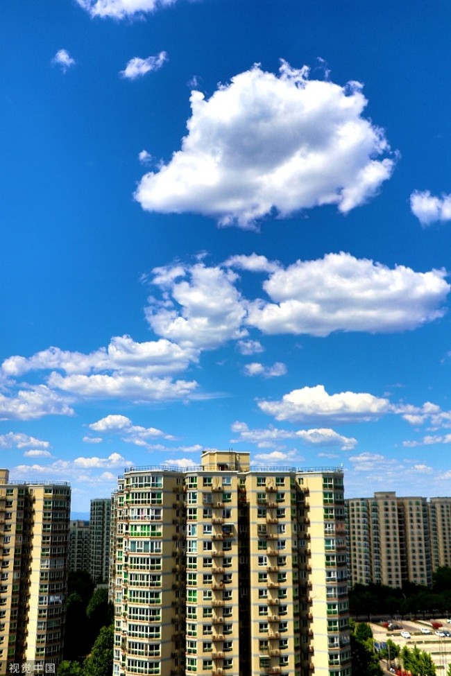 阳光炙热北京持续晴好天气