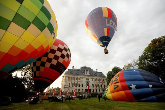 波蘭普什奇納舉行熱氣球節