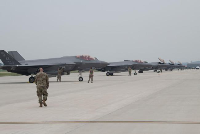 时隔5年，美军再次向韩国部署F35