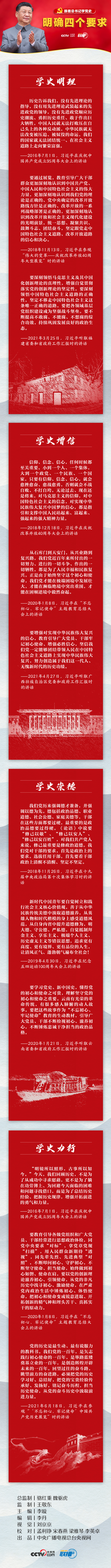 跟着总书记学党史 | 明确四个要求