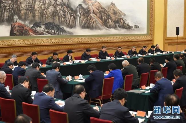2016年4月19日，习近平在北京主持召开网络安全和信息化工作座谈会并发表重要讲话。新华社记者 张铎 摄