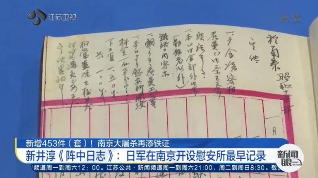 侵华日军日记曝光慰安所细节