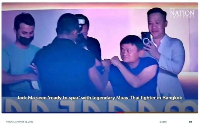 退役马云：开2亿私人游艇出国考察，最近认识泰国首富！对战外国拳击手