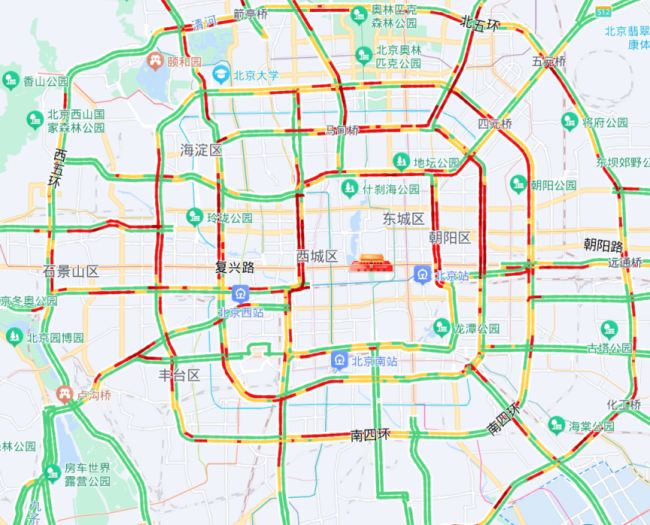 北京周五晚高峰将达严重拥堵 元宵节加返京高峰 出行提前做好计划