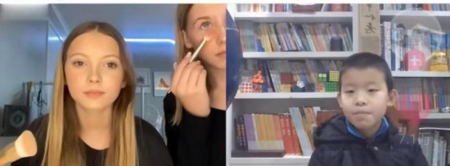 外国男孩被乘法表震惊 10岁男孩大展身手