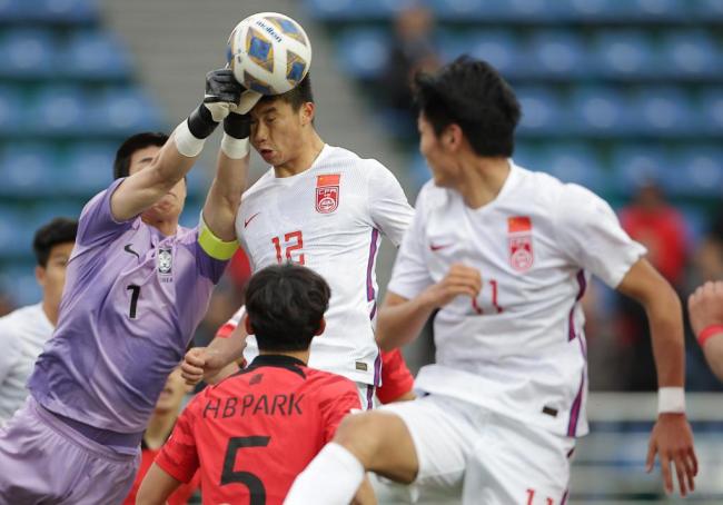 U20亚洲杯韩国队3-1中国队，国足无缘印度尼西亚U20世界杯