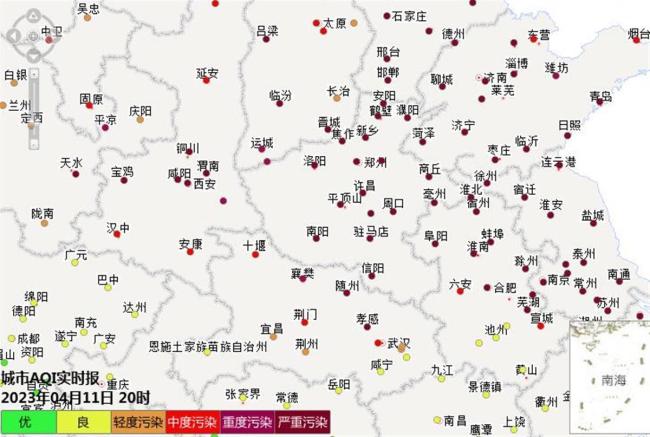 本轮沙尘已跨过长江 波及18省份！多地已达严重污染