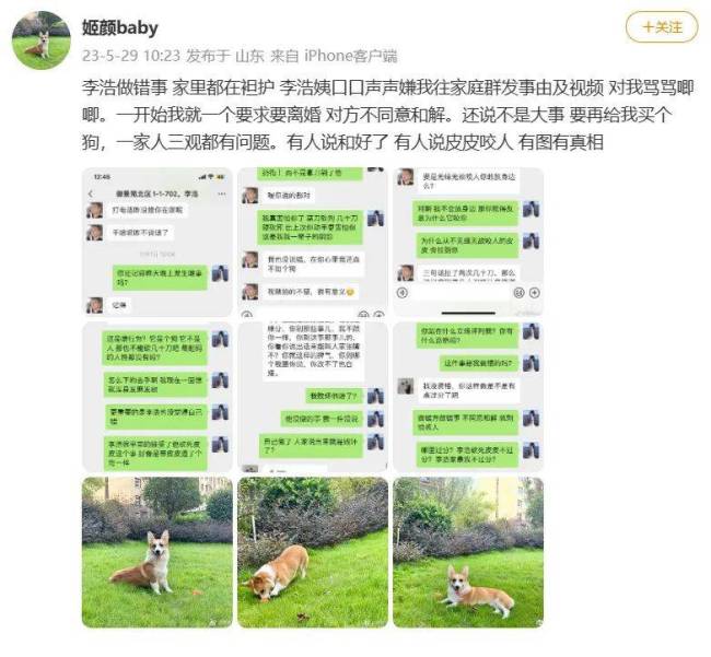 菏泽一女士自曝遭到家暴还被威胁 宠物狗柯基也被砍死