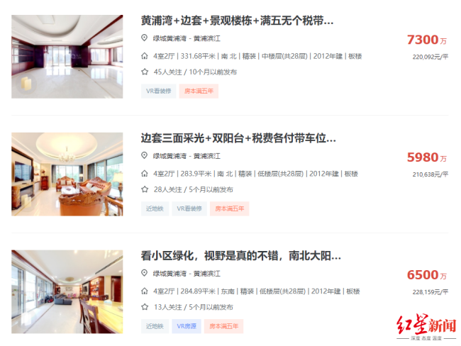 买家身份曝光！疑得物创始人杨冰买上海豪宅：单价34万1.58亿元成交