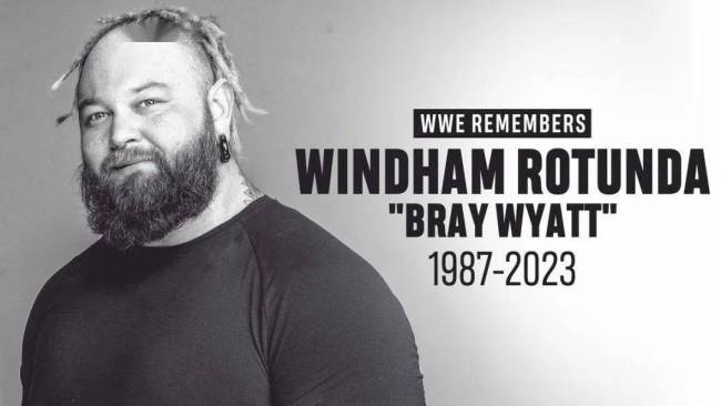 年仅36岁！WWE明星选手布雷怀亚特去世