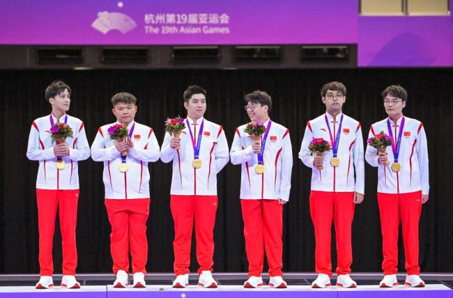 DOTA2中国队夺冠！中国队在电竞项目中以4金1铜收官