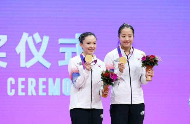 韩国队4比1战胜朝鲜队！韩国乒乓时隔21年再夺亚运金牌