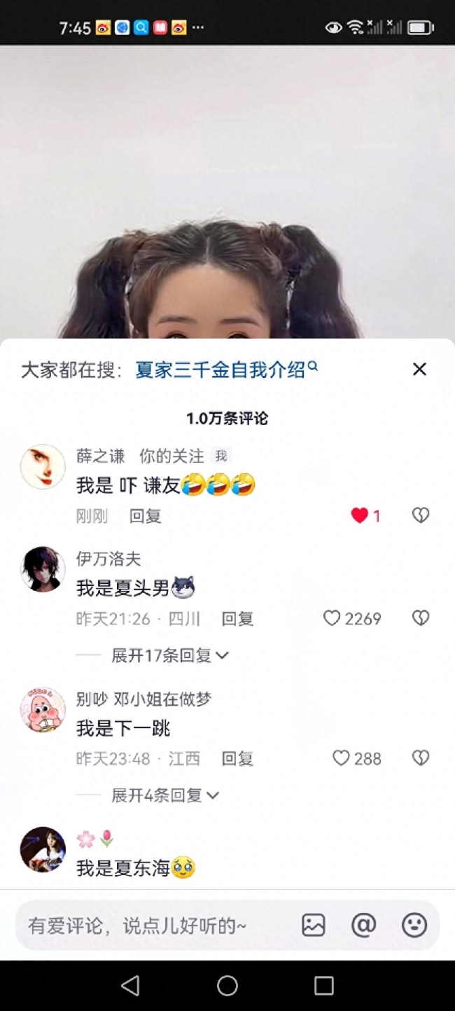 戚薇回应网友模仿夏家三千金 鼓励他们创作更多更传神的作品