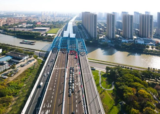 刚刚，江陵路高架通车！正式面向社会车辆开放