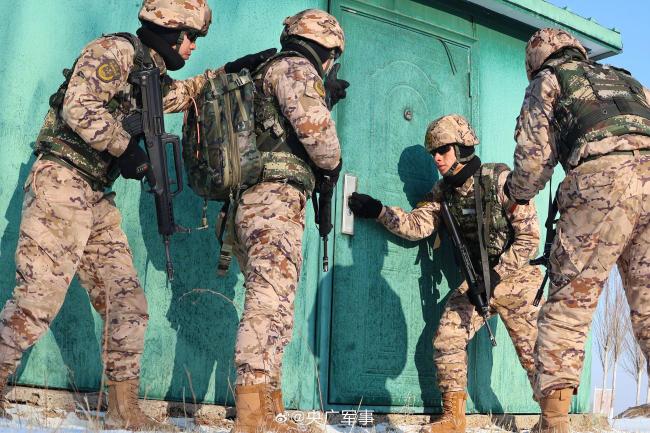 战斗力拉满！直击武警官兵冬季练兵现场