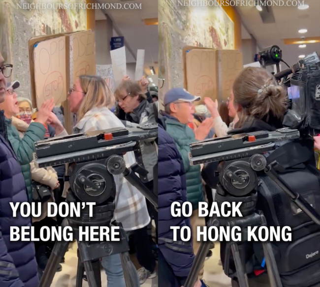 加拿大白人女性喊话华人“回香港去” 反毒活动引发激烈冲突