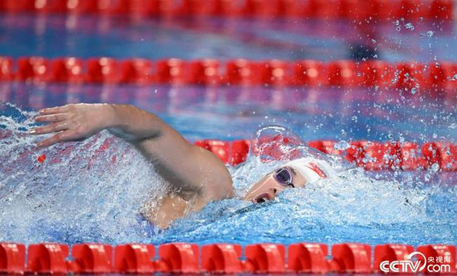 中國隊奪得世錦賽男女4×100米自由泳接力金牌