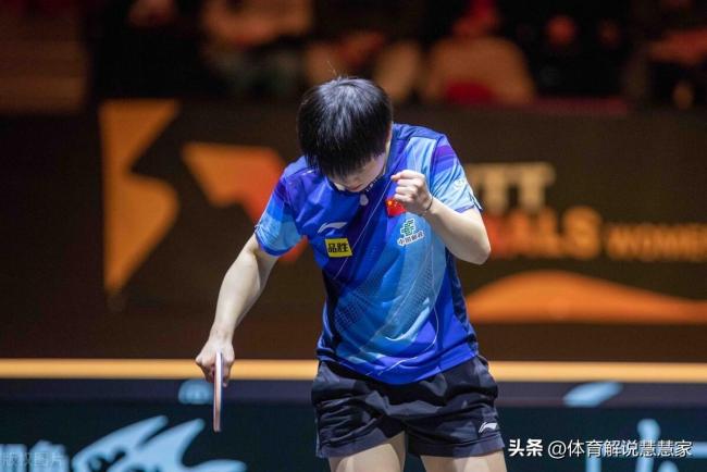 孙颖莎vs陈幸同连续拿下4分实现了逆转一举反超比分2