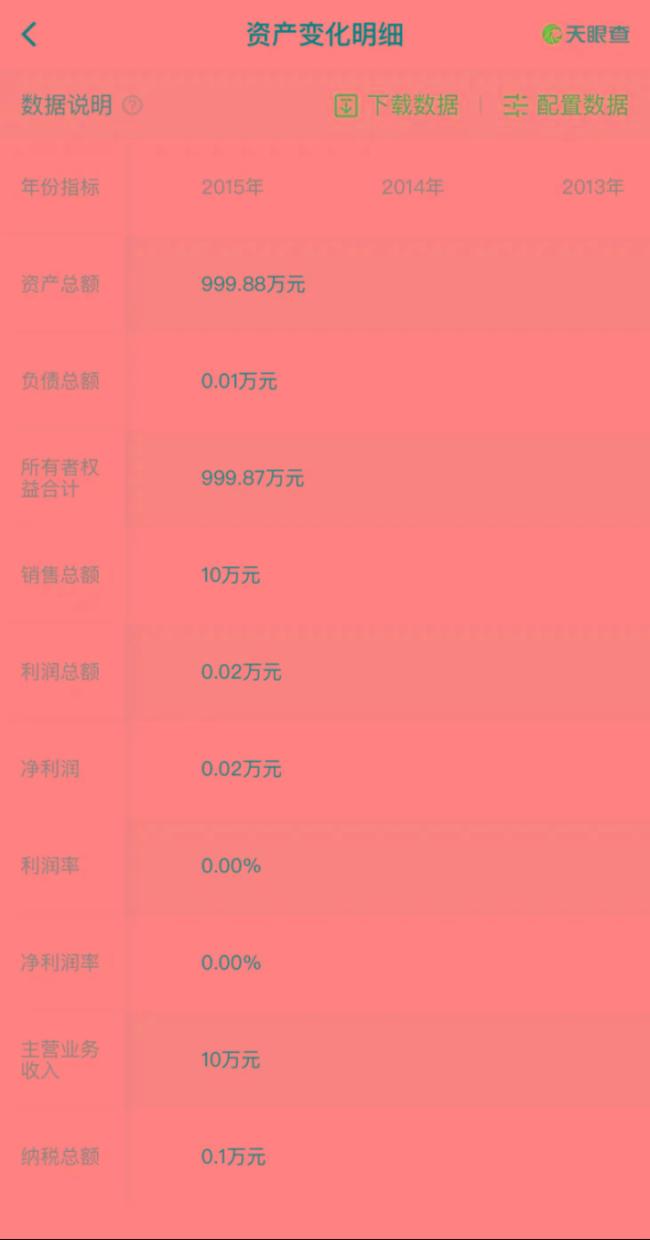 汪小菲开房地产公司年利润10元 投资1000万元的茶饮料年利润200元