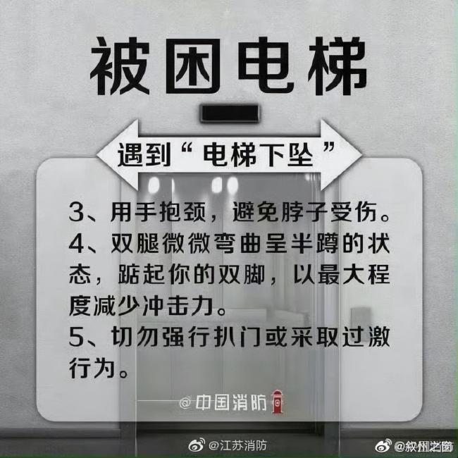 电梯门突然打开不要贸然出去，事关生命扩散周知