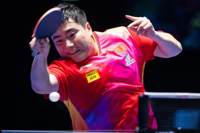 乒乓球澳门世界杯：梁靖崑胜林文政，横扫晋级